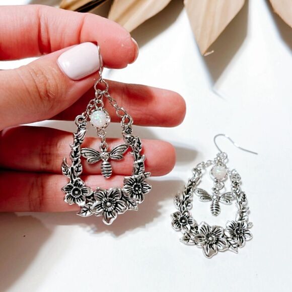 Boho dangle  earrings S277 - Picture 4 of 5